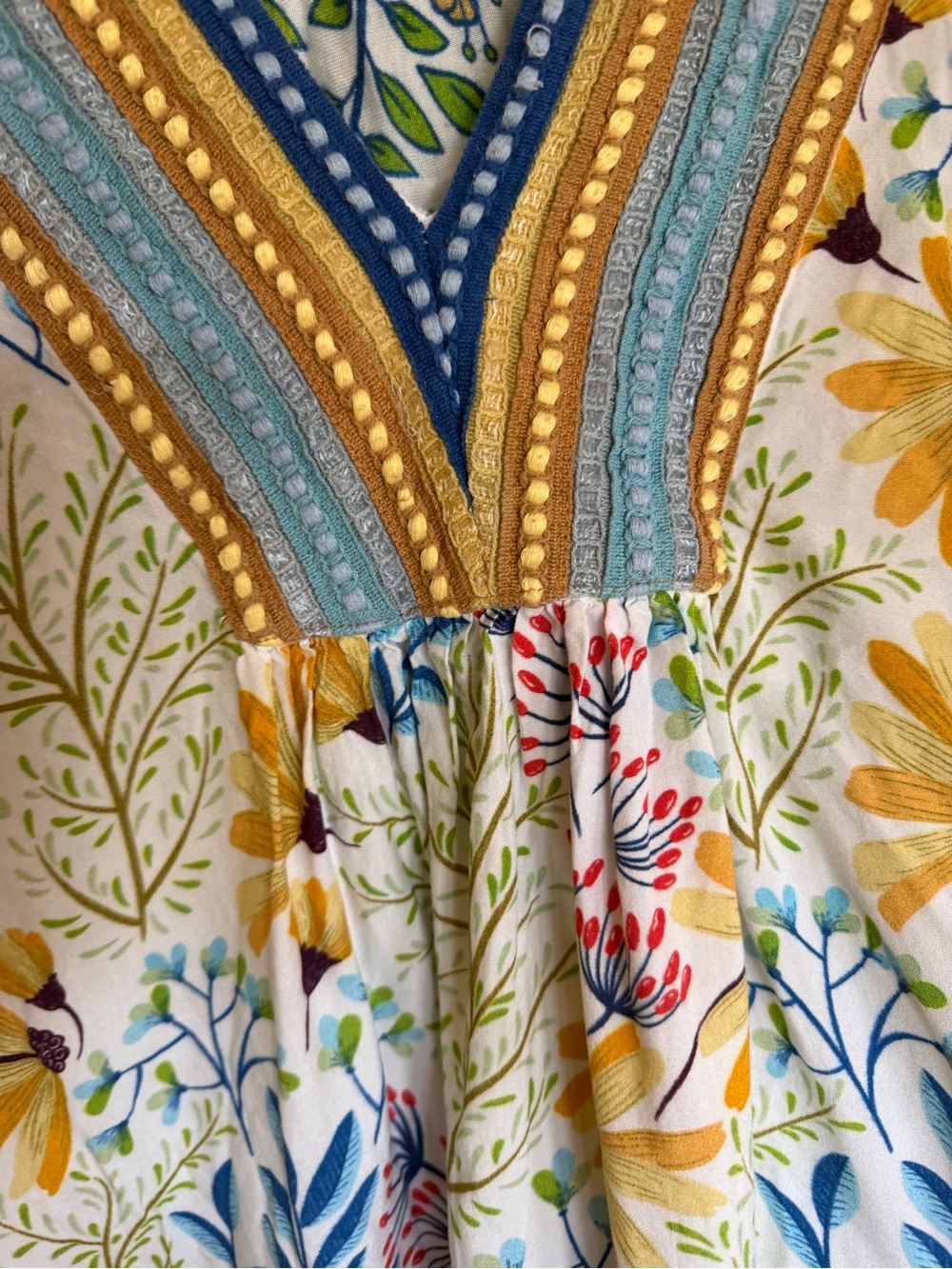 Anthropologie Blank London Stephanie Floral top size xl - Picture 5 of 8